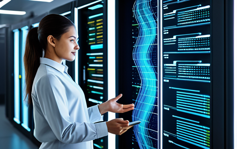 빅데이터 분석을 위한 SQL 실습 - **Data Cleansing Magic:** A stylized scene depicting a data professional, fully clothed and wearing ...