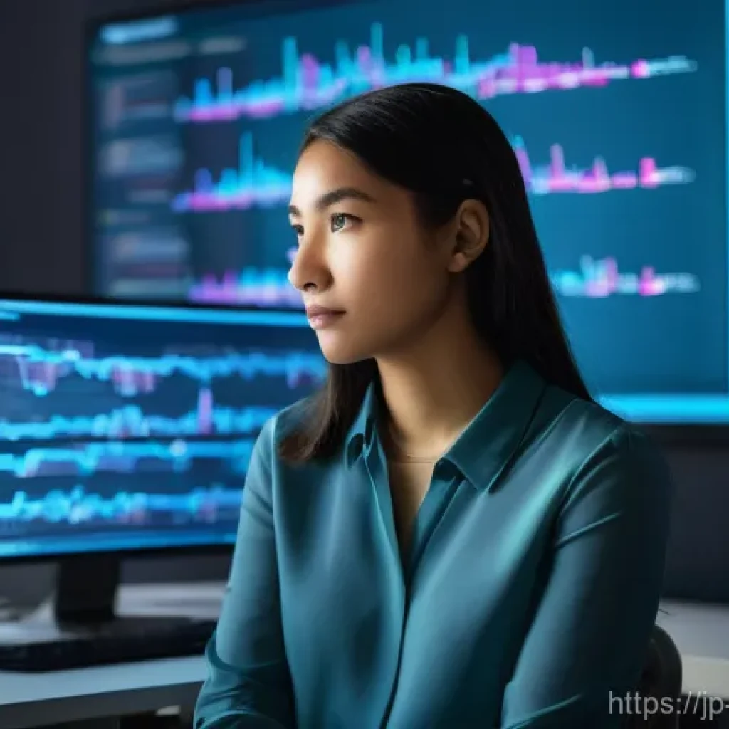 빅데이터 분석 실무 스킬 업그레이드 - **Prompt 1: The Data Analysis Journey - From Confusion to Clarity**
A young, diverse professiona...