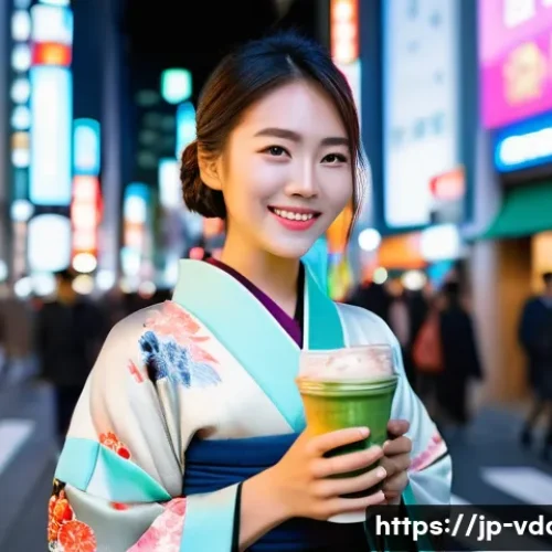 빅데이터 분석가로 일하기 위한 학습 경로 - **Prompt:** A young woman in her early 20s, dressed in a stylish, modern kimono with a subtle floral...